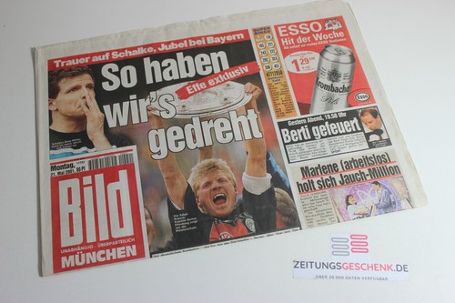 Bildzeitung 2001 mai - bildzeitung, 21.05.2001
