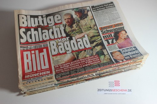 Bildzeitung 2003 märz - bildzeitung,